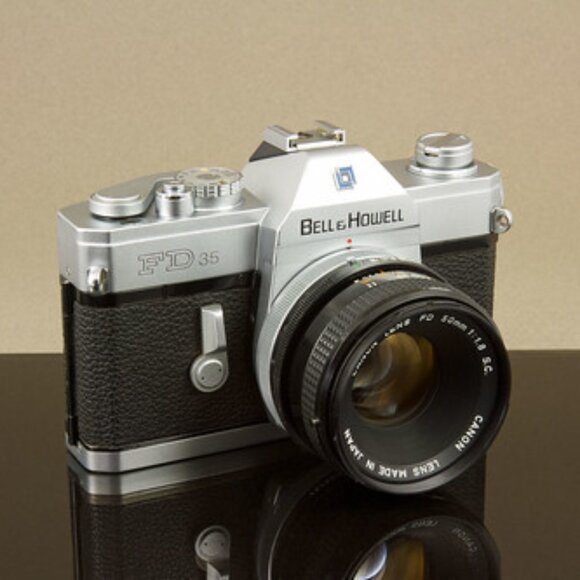 Bell & Howell FD35 is a 35mm single lens reflex camera